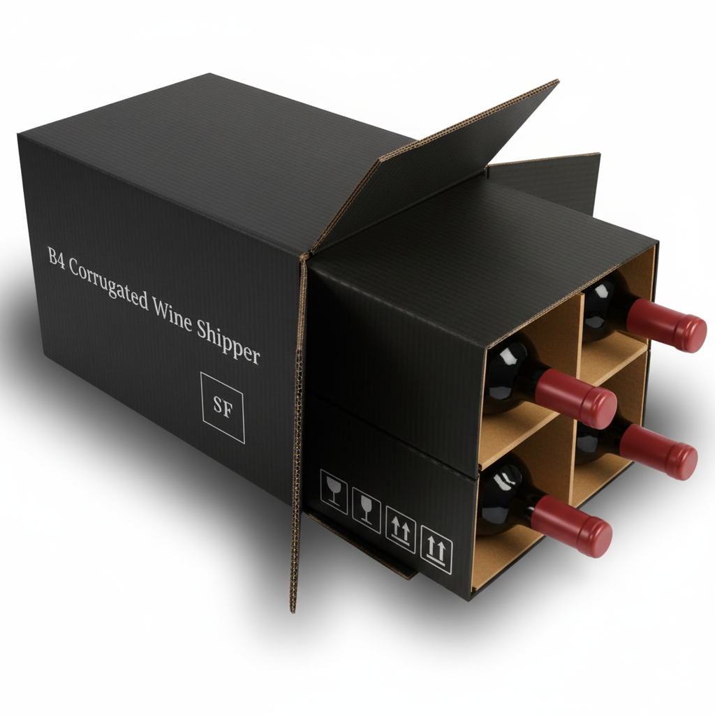 Corrugated Wine Shippers