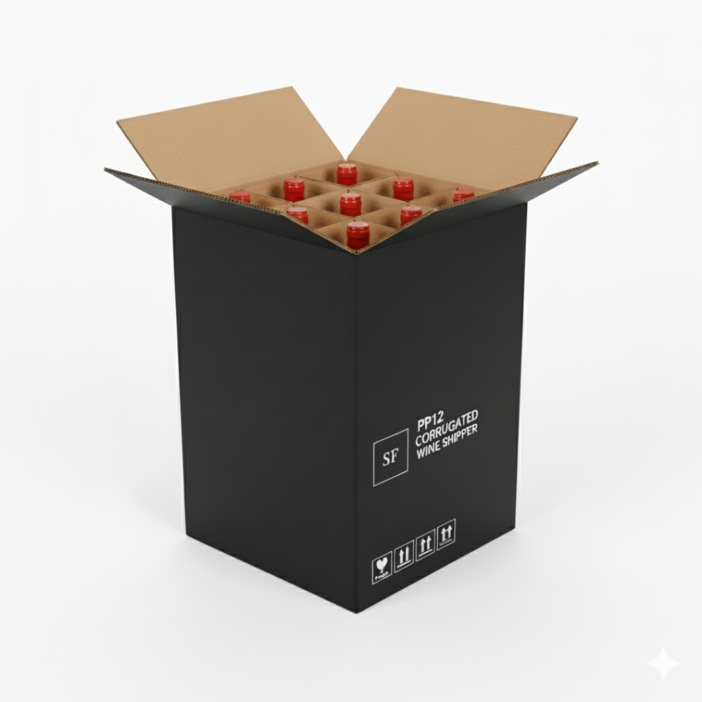 Corrugated Wine Shippers
