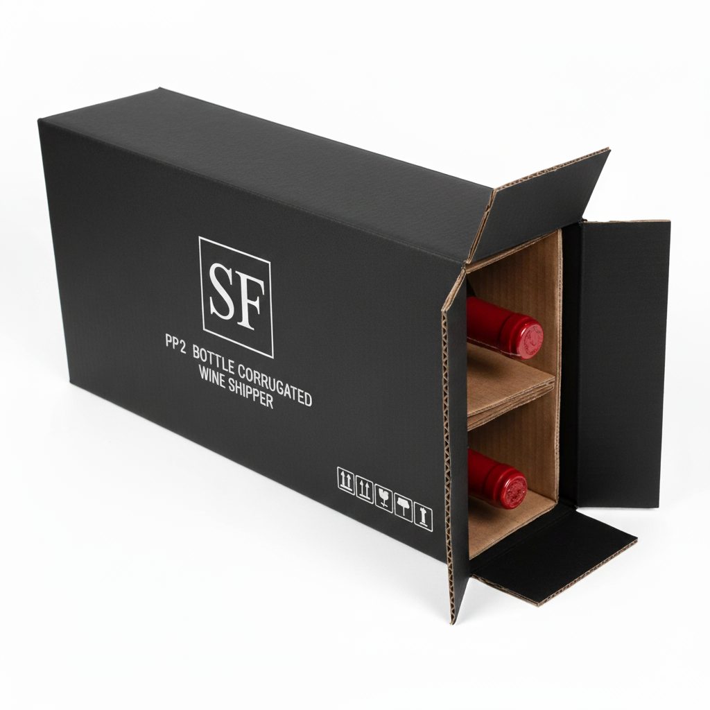 Corrugated Wine Shippers